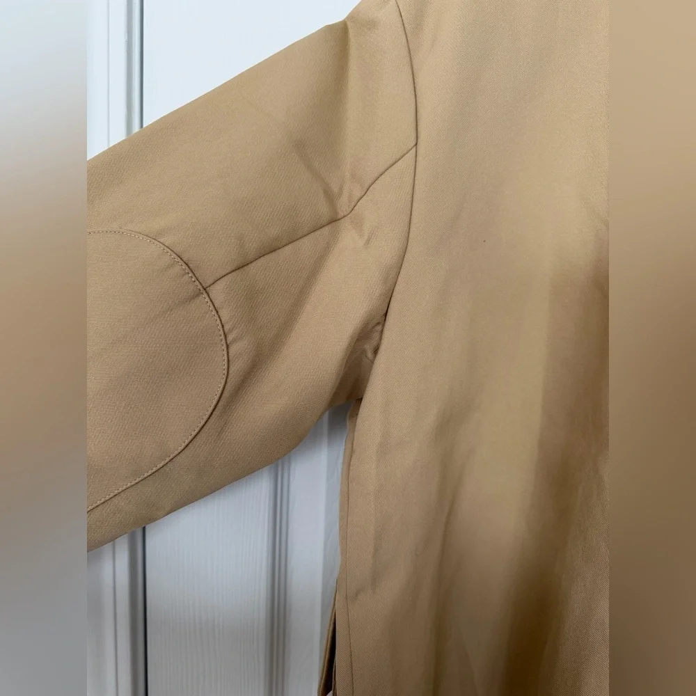 GANNI Camel Twill Midi Jacket - Picture 11 of 12